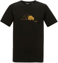 Regatta Cline IX férfi póló M / fekete