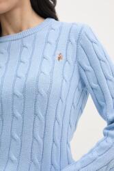 U. S. Polo Assn U. S. Polo Assn. пуловер дамски от памук CREW NECK CABLE (WUP0398) - answear - 140,80 лв