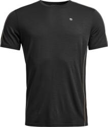 ORTOVOX 185 Rock'N'Wool Short Sleeve M férfi funkcionális póló XL / fekete