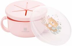 KikkaBoo Купа за снакс 2 в 1 KikkaBoo - Savanna, 380 ml, Pink (31302040129)