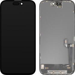 MP Display cu Touchscreen MP compatibil cu Apple iPhone 16, cu Rama, Versiune Soft OLED FHD IC Movable, Negru - gsmnet