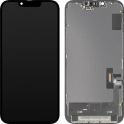 MP Display cu Touchscreen MP compatibil cu Apple iPhone 14, cu Rama, Versiune Soft OLED FHD 120Hz IC Movable, Negru - gsmnet