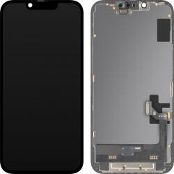 MP Display cu Touchscreen MP compatibil cu Apple iPhone 17e / 16e, cu Rama, Versiune Soft OLED FHD IC Movable, Negru - gsmnet