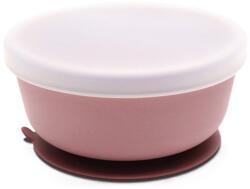 Lorelli Силиконова купа с вакуум и капак Lorelli - Dink Pink (10230640002)