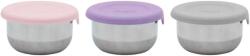 Melii Комплект купички с капак Melii - Pink, purple & grey, 3 броя (ML23910)