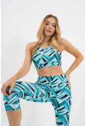 BUDMIL Fitness capri leggings Női XXL türkiz (5996408903928)