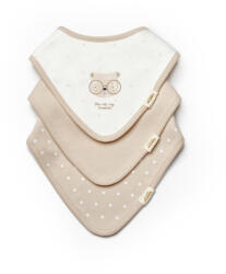 BabyCosy Set de 3 bavete pentru nou nascut, 100% bumbac organic, TeddyBear, BabyCosy (BC-CSY8128) Bavata