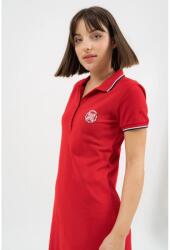 BUDMIL Galléros nyári ruha Női L piros (5996408899146)