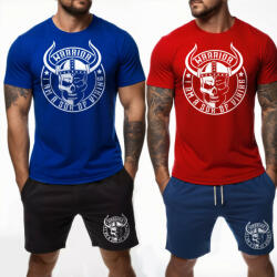  Warrior. I am a son of Viking - Férfi póló (kék, piros) + rövidnadrág (fekete, navy)