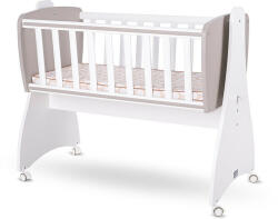 Lorelli First Dreams ringatható bölcső 105x55 - White / String New - pepita - 51 690 Ft