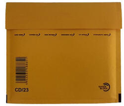  Légpárnás tasak CD szilikonos barna 165x180mm