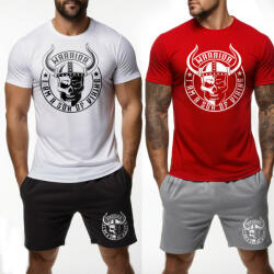  Warrior. I am a son of Viking - Férfi póló (fehér, piros) + rövidnadrág (fekete, szürke)