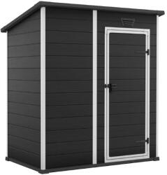  Kerti ház Keter Essential 6 x 4 sötétszürke / fehér, padlóval (612049)