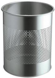 DURABLE Coș de hârtie, metalic, 15 litri, DURABIL, argintiu 331023 (331023) Cos de gunoi