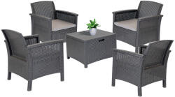  Venus Quadro kerti bútor garnitúra (LBIV2GAR-GRA_LBIVSZ-GRA_2)