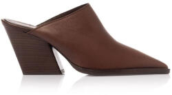 Sante Mules de Piele cu Toc Înalt în Culoare Maro 26-100-50 (26-100-50)