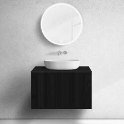 Oltens Lun szekrény feletti pult 80x45 cm fekete 63025300 (63025300)