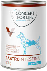 Concept for Life 6x400g Concept for Life Veterinary Diet Gastro Intestinal Low Fat nedves kutyatáp