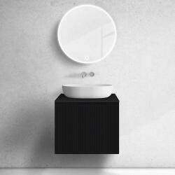 Oltens Lun szekrény feletti pult 60x45 cm fekete 63024300 (63024300)