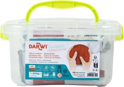 Darwi Schoolpack Argilă cu uscare la aer Classic + Terracotta 7 x 500 g (DA0800500K02C)