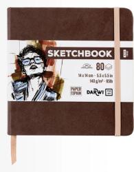 Darwi Dfy Скицник 80 14 x 14 cm 140 g Brown (DF80014140006C)