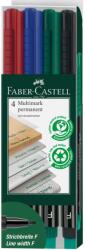 Faber-Castell Multimark tartós marker, F hegy, 4 db (FC151304)
