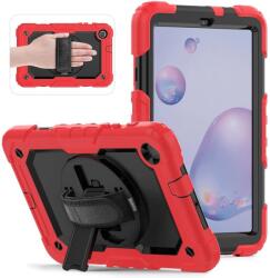 Tablettok, Samsung Galaxy Tab A 8, 4", 3 réteg, 360°-ban forgatható állvány, piros (NC001092)