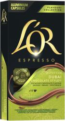 L'OR Capsule de aluminiu L'OR Espresso Dubai în stil ciocolată pentru Nespresso, 10 buc