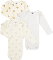 Petit Bateau Body pentru copii LOT BODIES X3 Petit Bateau Alb 36 luni