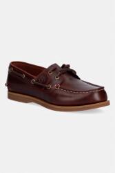 Timberland női bőr mokaszin Classic Boat Boat - burgundia Női 37