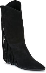 Exé Shoes Cizme cu toc 515-ORLANDO-SUEDE-BLACK Exé Shoes Negru 36