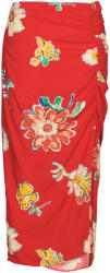 Desigual Fuste midi FAL_CRIMEA Desigual roșu EU XL