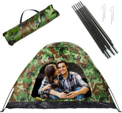  Terepszínű 2 személyes sátor (v14418)