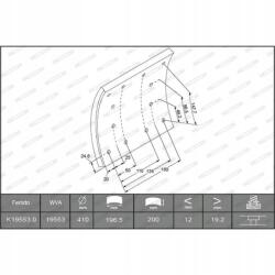 Ferodo Iveco Fékbetétek Iveco Hátsó Eurost