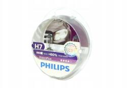 Philips H7 12V/55W PX26D Izzó +60% Philips Visionplus Széria, Nagy Teljesítményű, 2 Db