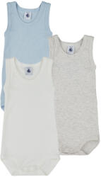 Petit Bateau Body pentru copii 3 BODIES SM Petit Bateau Multicolor 12 luni