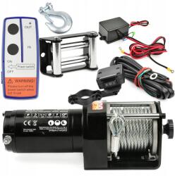 GEKO Csörlő Elektromos Csörlő 12V 3000LB 1, 2 Km 12M Teherbírás 1361KG G81703