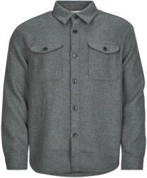 Selected JACHETE TIP CĂMASĂ BĂRBAȚI Jachetele tip cămașă SLHRLXPABLO WOOL BLEND OVERSHIRT Selected Gri EU M