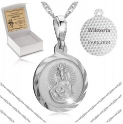 Golden Celebrity Ezüst Szingapúri Lánc Medál 925 Ostrom Anya Gravírozás (łańcuszek komunijny dla niej dziewczynki 925) - allegro - 14 585 Ft