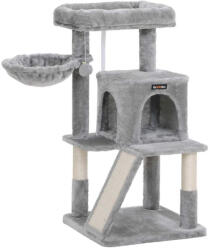 FEANDREA Nagyméretű Macskabútor Széles Pihenővel Világosszürke (EUZ-PCT51W)