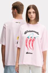 Barrow pamut póló - rózsaszín S - answear - 25 290 Ft