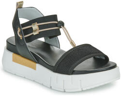 NeroGiardini Sandale cu platformă E410700D NeroGiardini Negru 37