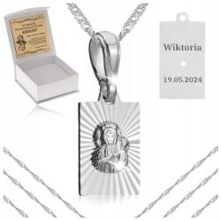Golden Celebrity Ezüst Szingapúri Lánc Medál 925 Szűz Mária Gravírozás (srebrny łańcuszek z medalikiem na komunię 925) - allegro - 11 835 Ft