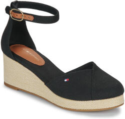 Tommy Hilfiger Sandale cu platformă FLAG CLOSED TOE MID WEDGE ESPAD Tommy Hilfiger Negru 40