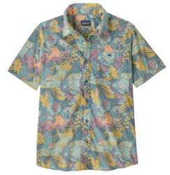Patagonia Go To Shirt Men Cămașă cu mânecă scurtă Moon Tripper: Blue Sage M