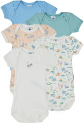 Petit Bateau Body pentru copii 5 BODIES US MC Petit Bateau Multicolor 3 luni - spartoo - 147,20 RON