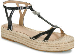 Lauren Ralph Lauren Sandale cu platformă PAYTON-ESPADRILLES-FLAT Lauren Ralph Lauren Negru 40