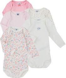 Petit Bateau Body pentru copii 5 BODIES US ML Petit Bateau roz 3 luni