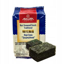 Akura Chipsy Nori Pirított Tengeri Moszat Algák Klasszikus 4, 5g Ropogós (Solmoi)
