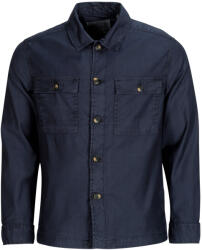 Gant JACHETE TIP CĂMASĂ BĂRBAȚI Jachetele tip cămașă REG COT/LINEN OVERSHIRT Gant Albastru EU M